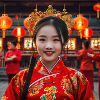 chinese woman in traditional dress