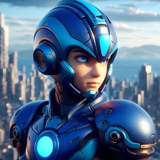 a female robot in a futuristic suit