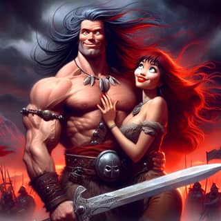 conan the barbarian and barbarian