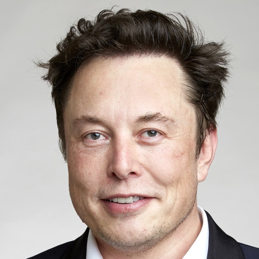 Original Elon Musk face before generating